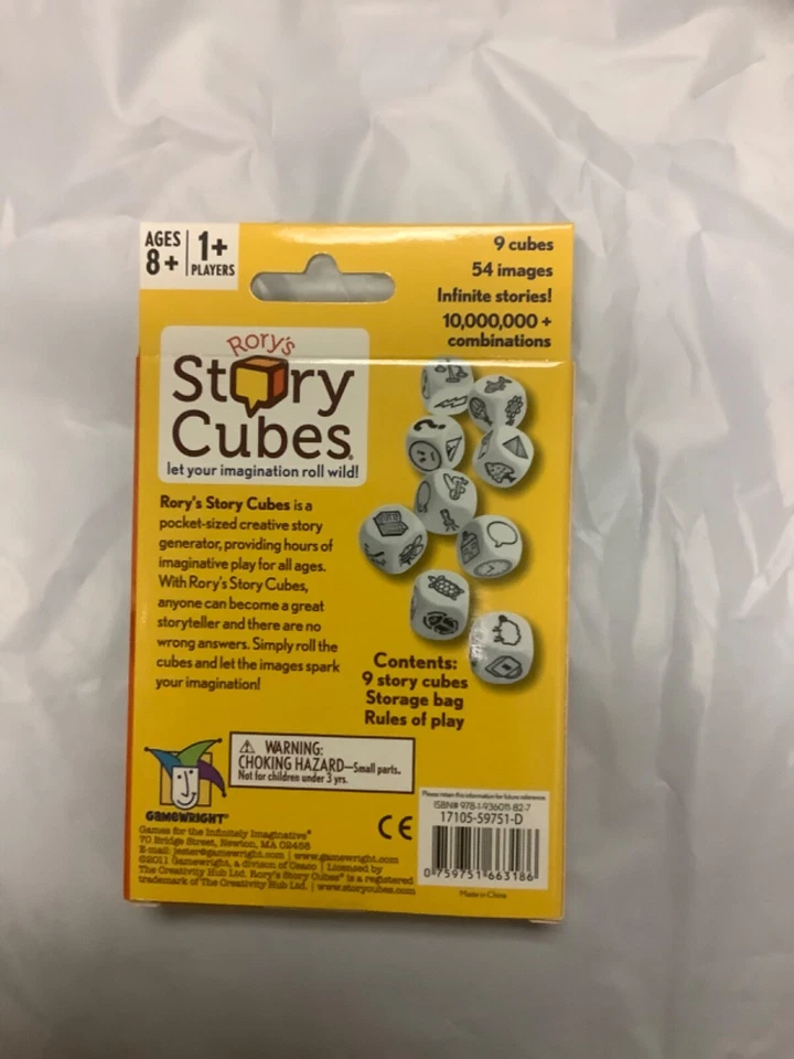 Rory’s Story Cubes - Original - 9 Cubes, 54 Images, Storage Bag Orange - Image 2 of 2