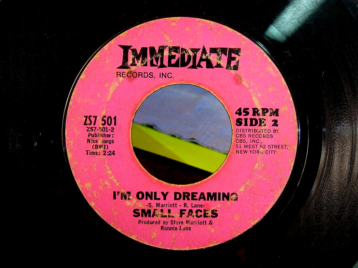 Small Faces -Itchycoo Park - 1967 Rock 45 rpm on Immediate Label