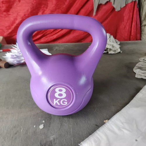 Juego de pesas Kettlebells vinilo, hierro fundido gimnasio fitness entrenamiento 4-20 kg - Imagen 36 de 51