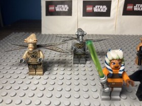 LEGO STAR WARS BATTLE OF GEONOSIS CLONE WARS WITH AHSOKA-FIGURES FROM 9491/75089