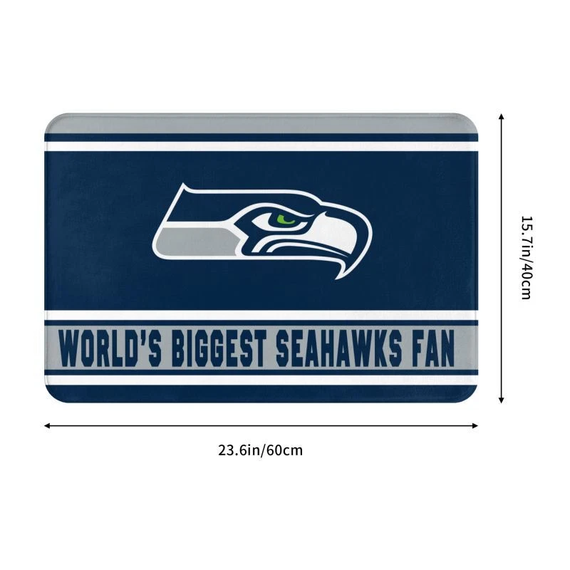 World's Seattle Seahawks  Fan Floor Mat Decorative