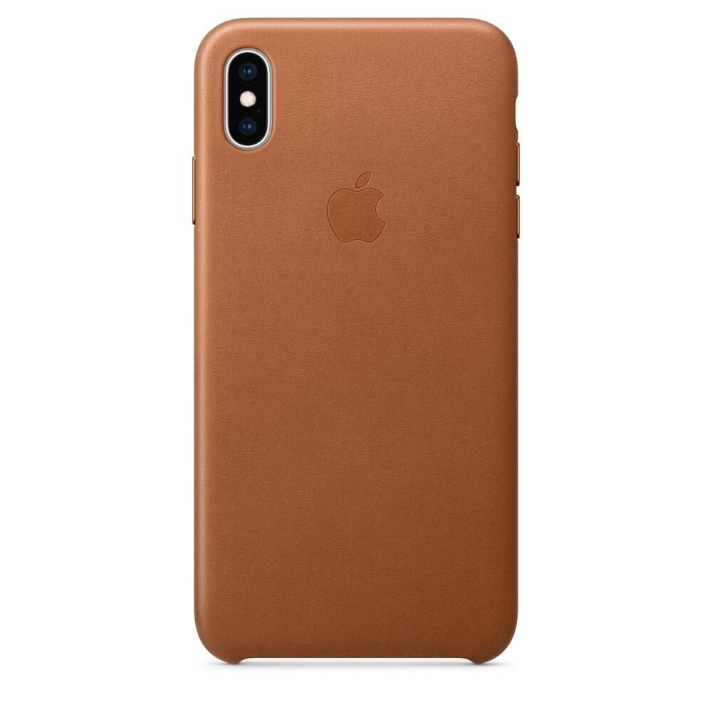 Чехол для Apple iPhone Xs Max Leder Case Sattelbraun Handyhülle #1907071