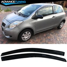 Fits 07-11 Toyota Yaris XP90 Hatchback Acrylic Window Visors Rain Sun Guard 2PC