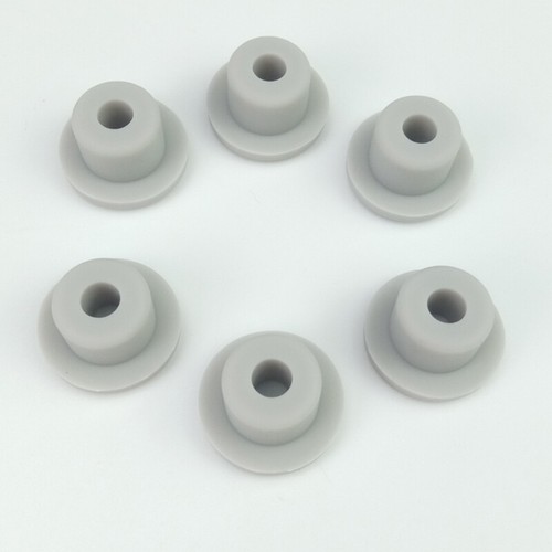 Gray Silicone Rubber Hose Blanking End Caps Inserts Seal Plug Bung Hole Stopper - Picture 3 of 6