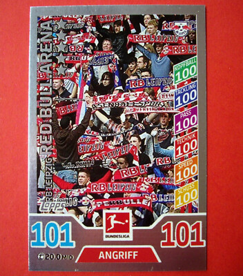 Match Attax 2018 2021 2022 21 22 Limitierte Ultra Beste Fan-Kurven RB Leipzig
