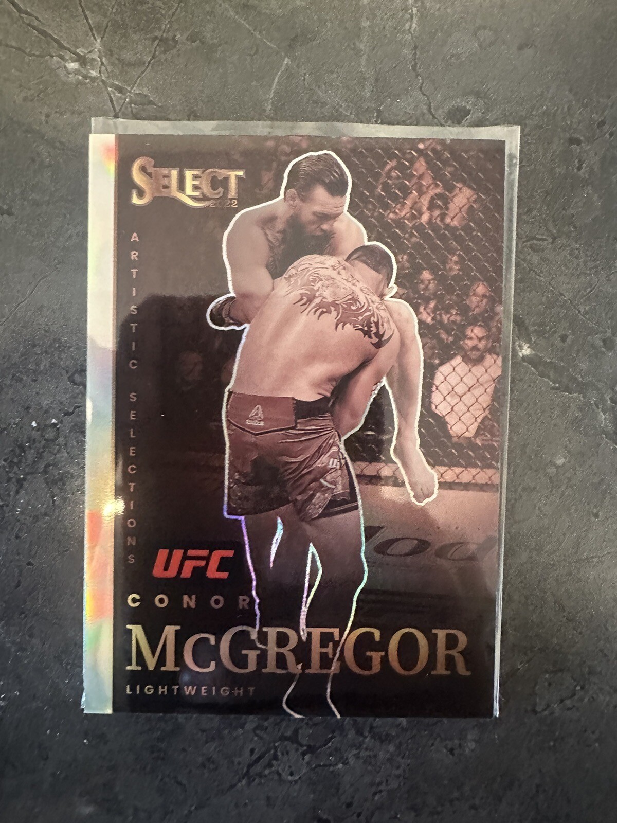 2022 Panini Select CONOR MCGREGOR UFC ARTISTIC SELECTIONS SSP CASE HIT RARE