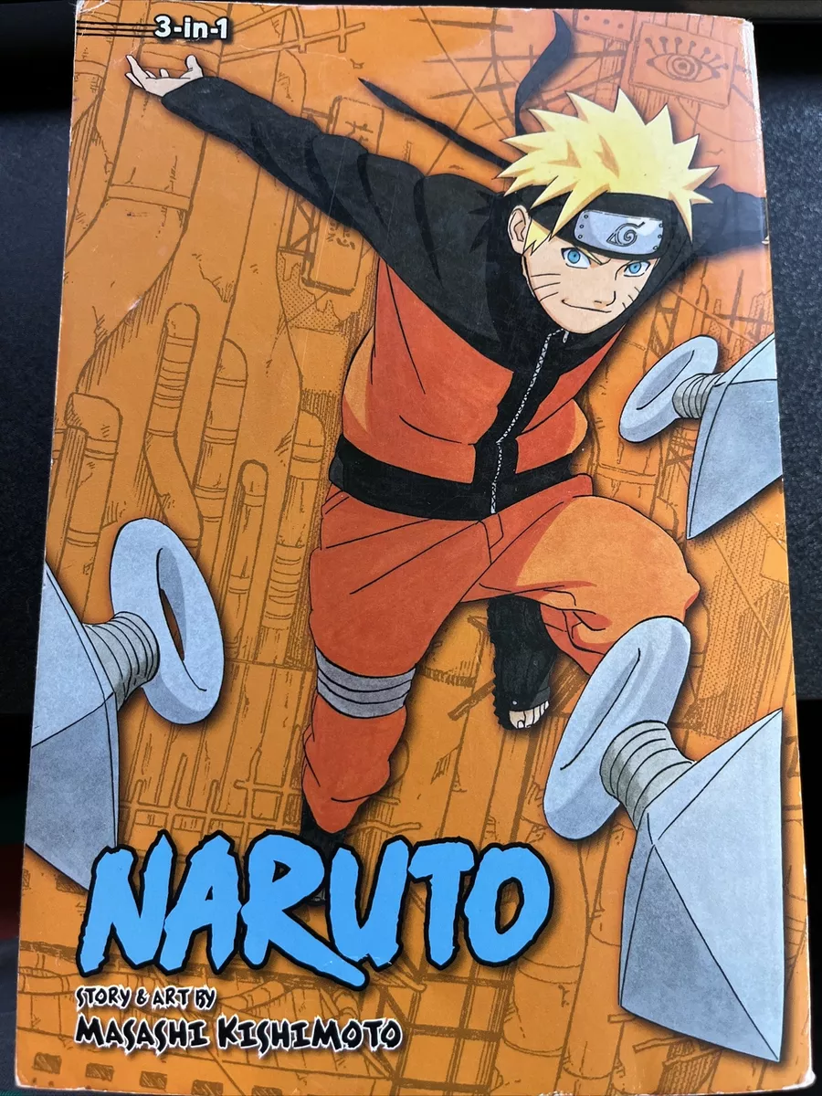 Naruto Manga Book 34-35-36 Masashi Kishimoto English 3-in-1 Vol 34 35 36
