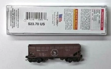 MTL Micro-Trains 05544060 GN 73272 2 bay hopper FW Factory Weathered