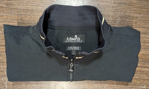Ashworth L Weather Systems Grande Resistente al Agua Forrado Negro Manga Corta - Imagen 16 de 16