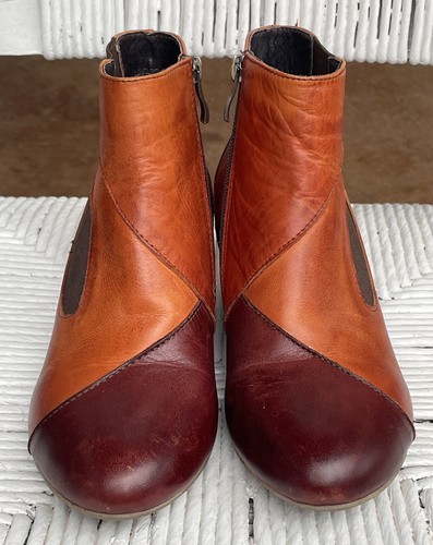 ✅Spring Step L'Artiste Bourgeois Leather Heeled Ankle Boots Women's 37 EU, 6.5-7 - Picture 4 of 21