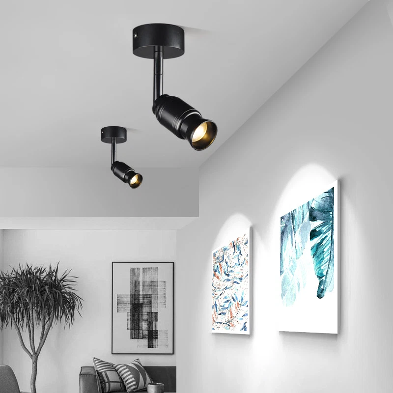 5W 10W LED COB Ceiling Focus Light Fixture Spotlight Adjustable Zooming Lamp Bar