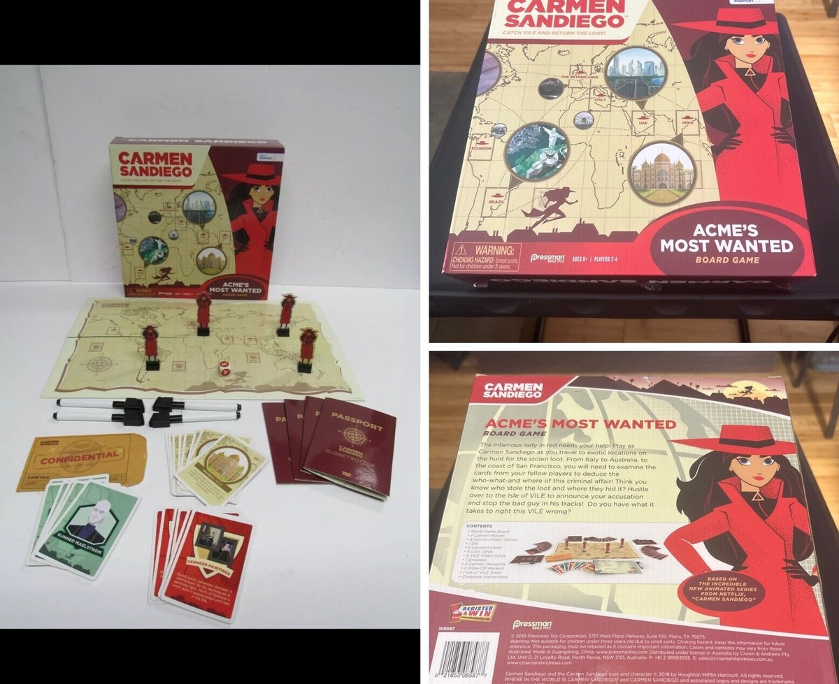 Carmen Sandiego Catch Vile And Return The Loot Acme's most wanted