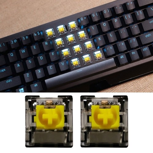 2PCS Yellow Switches RGB for Blackwidow Game Keyboards - Picture 6 of 7