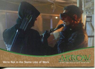 Arrow Season 1 Bronze Parallel Base Card #37 We?re Not in the Same Line Of Work