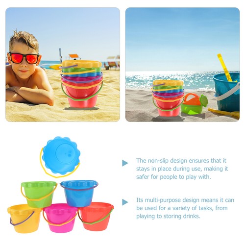 6 Pcs Strandeimer Baby Wassereimer-Spielzeug Spielzeugeimer Für Den - Bild 11 von 12