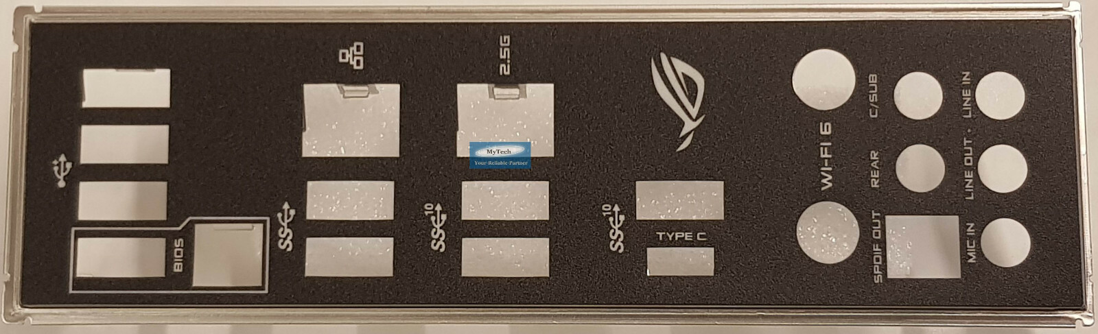 ASUS I/O IO SHIELD BLENDE BRACKET X299-E GAMING II, STRIX X299-E GAMING ...