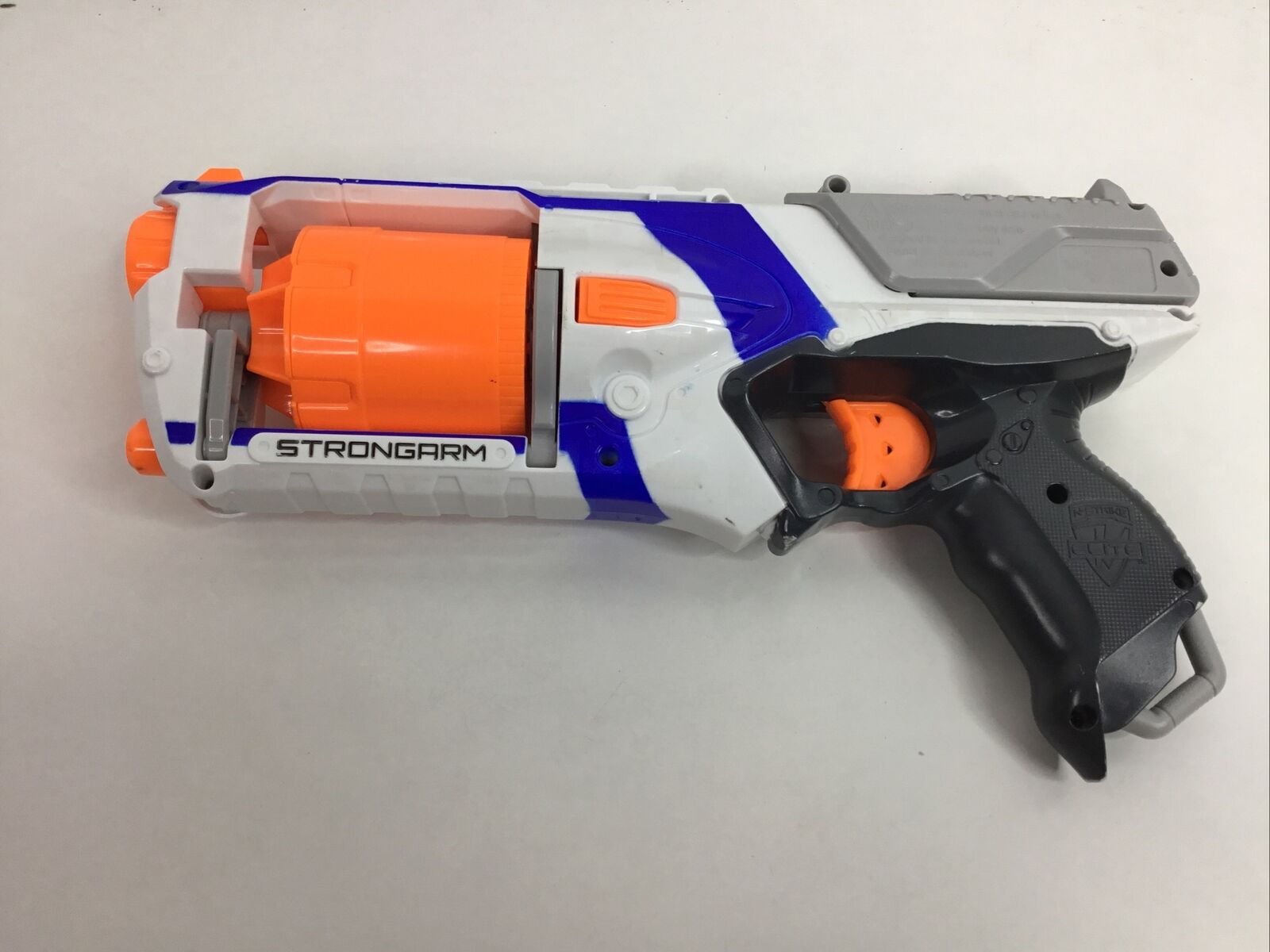 Nerf Strongarm Elite N-Strike Blaster Gun Rotating Barrel No Ammo | eBay