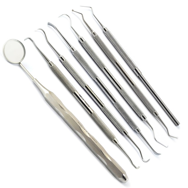 Professional Dental Tool Kit for Taking Care of the Oral Cavity Tartar
