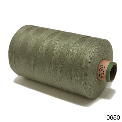 Amann 100% Polyester Core-Spun Sewing Thread  Sabac 80 1000M Color 650 Artichoke
