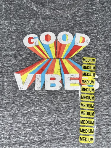 Modern Canvas Ladies GOOD VIBES Size M Tee - Picture 14 of 15