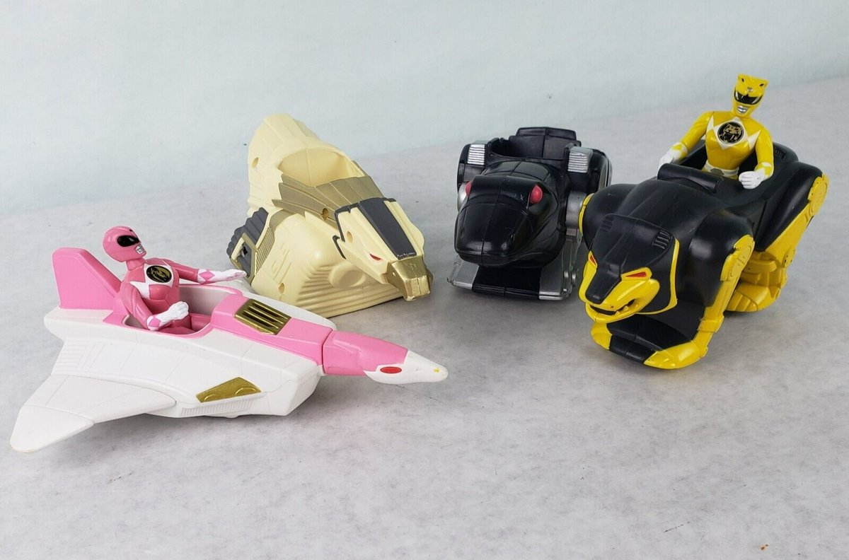 Lot of 4 Vintage 1995 McDonald's Mighty Morphin Power Rangers:The