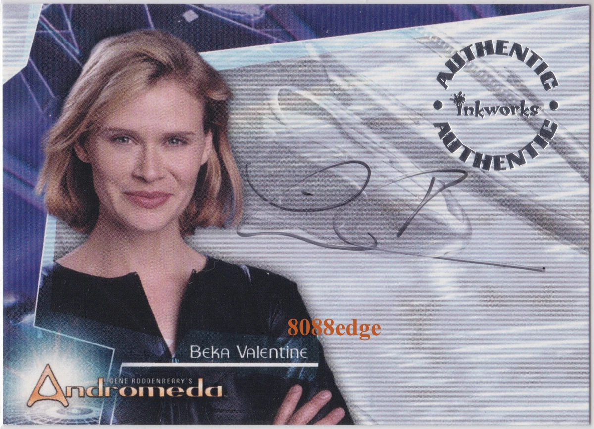 2001 ANDROMEDA AUTOGRAPH:LISA RYDERBEKA VALENTINE #A2 AUTO JASON XTHE  NEWSROOM | eBay