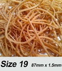 Size 19 Thin Rubber Bands - 87mm x 1.5mm Elastic 3.5" Length 1/16" Width