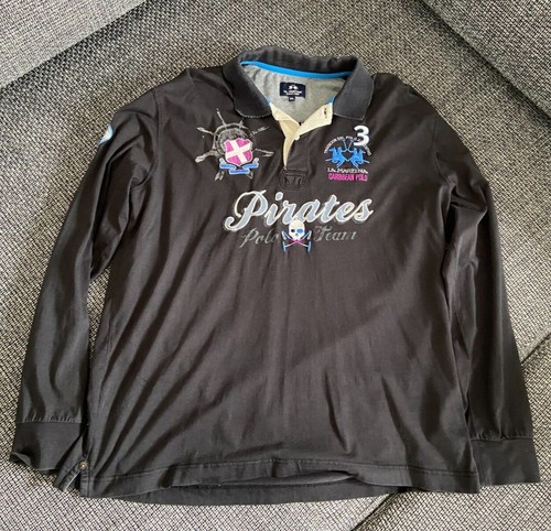 Original Polo Langarm La Martina Größe 3XL