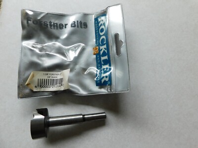 Rockler Carbide 1 3/8'' Forstner 3/8'' shank New Old Stock