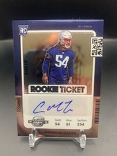 Cameron McGrone Rookie Ticket AUTO 2021 Panini Contenders Optic #202 Patriots