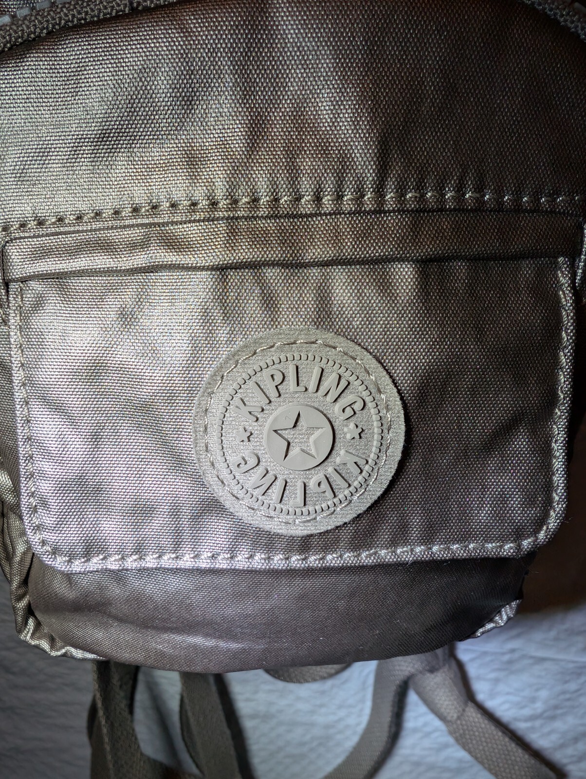 Kipling Mini Backpack Metallic Gold - image 3