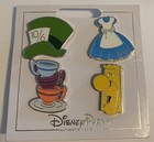 New Disney Park’s Alice in Wonderland Disney Pin set of 4 pins