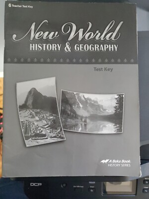 abeka 6th grade teacher test key new world history and geography | eBay