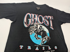 Vintage Frontier Series Ghost Trails Horse Rider T-Shirt Size XL Made in USA