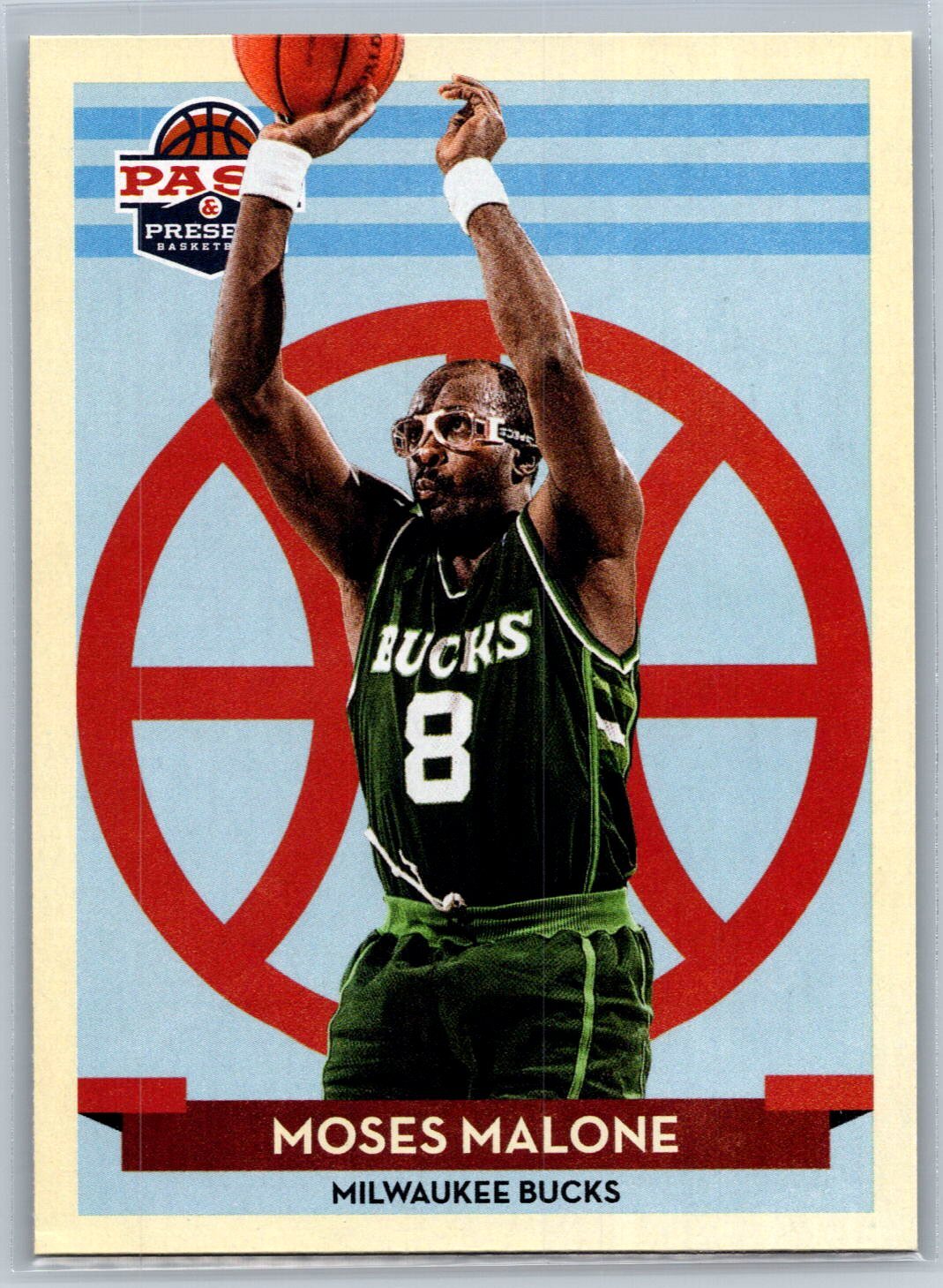 2012-13 Panini Past & Present Moses Malone Milwaukee Bucks #121
