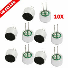 10Pcs 9x7mm Electret Condenser Microphone Cylindrical High Sensitivity -30-44dB