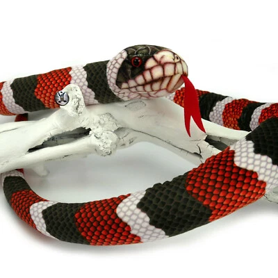 KUSCHELTIERE*BIZ Korallenschlange Kuscheltier Schlange Königsnatter Korallenotter Plüsch MARDUK