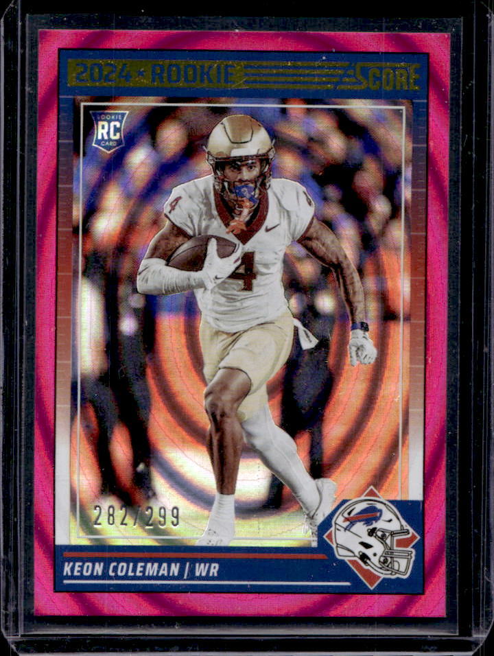 2024 Panini Score Keon Coleman Ellipse RC #282/299 #337 Bills