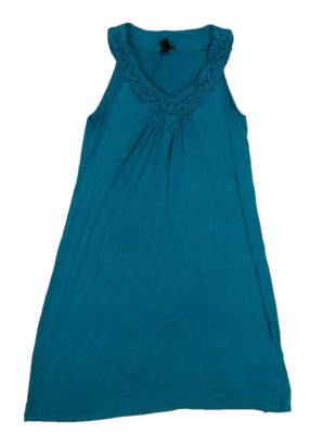 New Directions Womens Teal Sleeveless Knee Length Casual Spring Dress  Medium | eBay