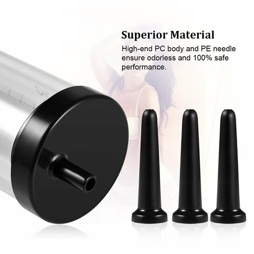 250ml Large Douche Enema Syringe Enemator Personal Anal Cleaning - 第 7/12 張圖片