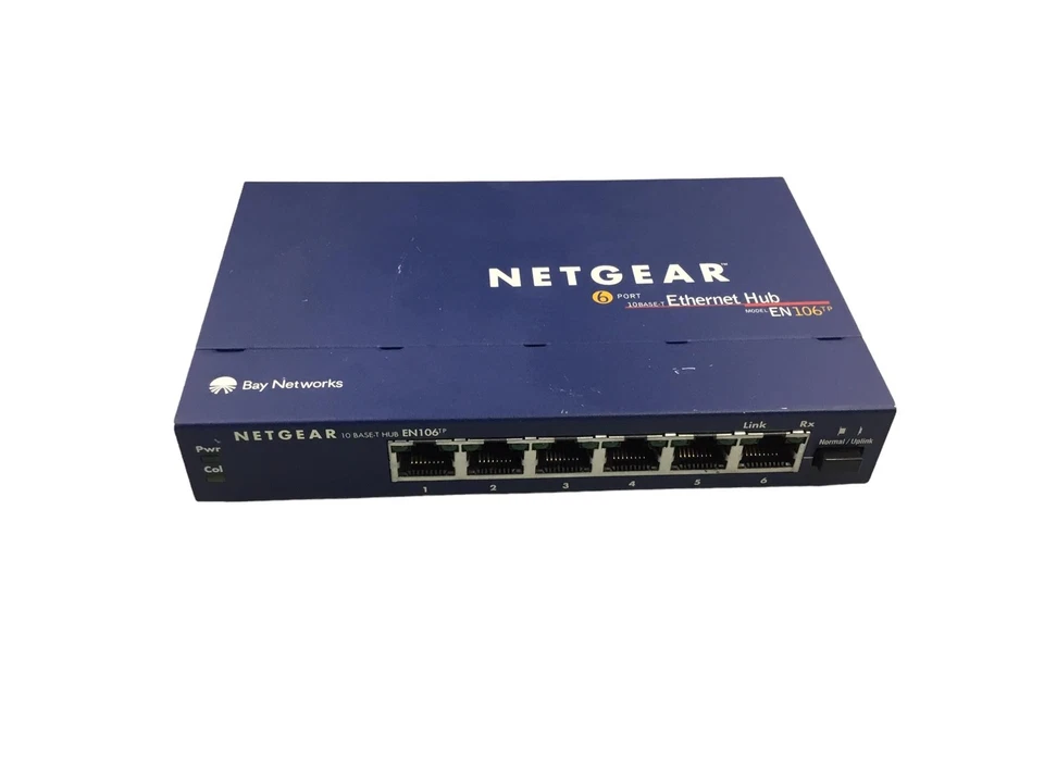 NETGEAR, EN106TP 10-Base-T Hub 6 port w/o Adapter - Image 4 of 4