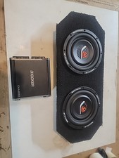 Rockville Subwoofer Sub For 2007-2016 Jeep Wrangler + Kicker Amp 300w Cx300.1