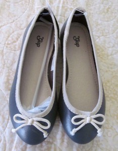gray dress flats