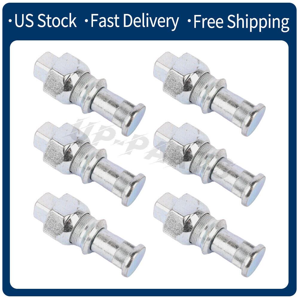 6X Wheel Nuts & Stud Kit Rear (LH) fits ISUZU NPR NPR-HD NQR NRR 8