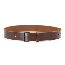 Style n Craft 98051 - 1-1/2" Wide Work Belt in Dark Tan Heavy Top Grain Leather