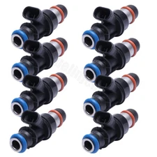 8x Upgrade Fuel Injectors For 99-07 GM Chevy Silverado GMC 4.8/5.3/6.0L 25317628