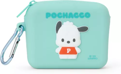 Mini pochette silicone Sanrio personnage Pochacco accessoires étui neuf JP