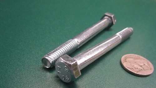Cap Screw Bolt, GRADE 2, PT, Zinc 3/8"-16 x 3.0" Length, 25 Pc - Picture 8 of 11