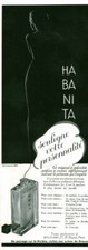 Publicité ancienne parfum Habanita Molinard 1940 issue de magazine