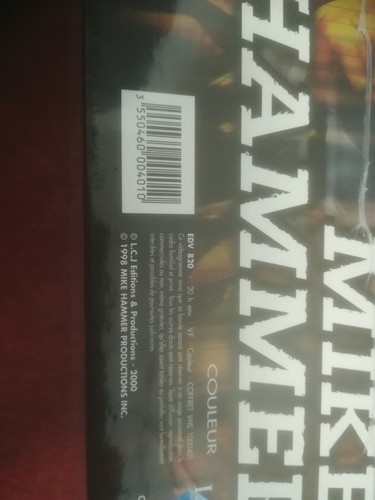 * RARE !! COFFRET VHS NEUF SOUS BLISTER MIKE HAMMER 10 K7 VHS - Photo 3/4